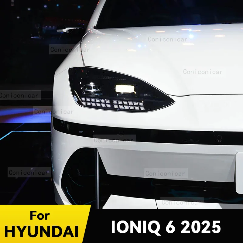 Для HYUNDAI IONIQ 6 2025 защитная пленка для фар автомобиля, передний светильник, прозрачный ТПУ, защита от царапин, фары
Для HYUNDAI IONIQ 6 2025 защитная пленка для фар автомобиля, передний светильник, прозрачный ТПУ, защита от царапин, фары