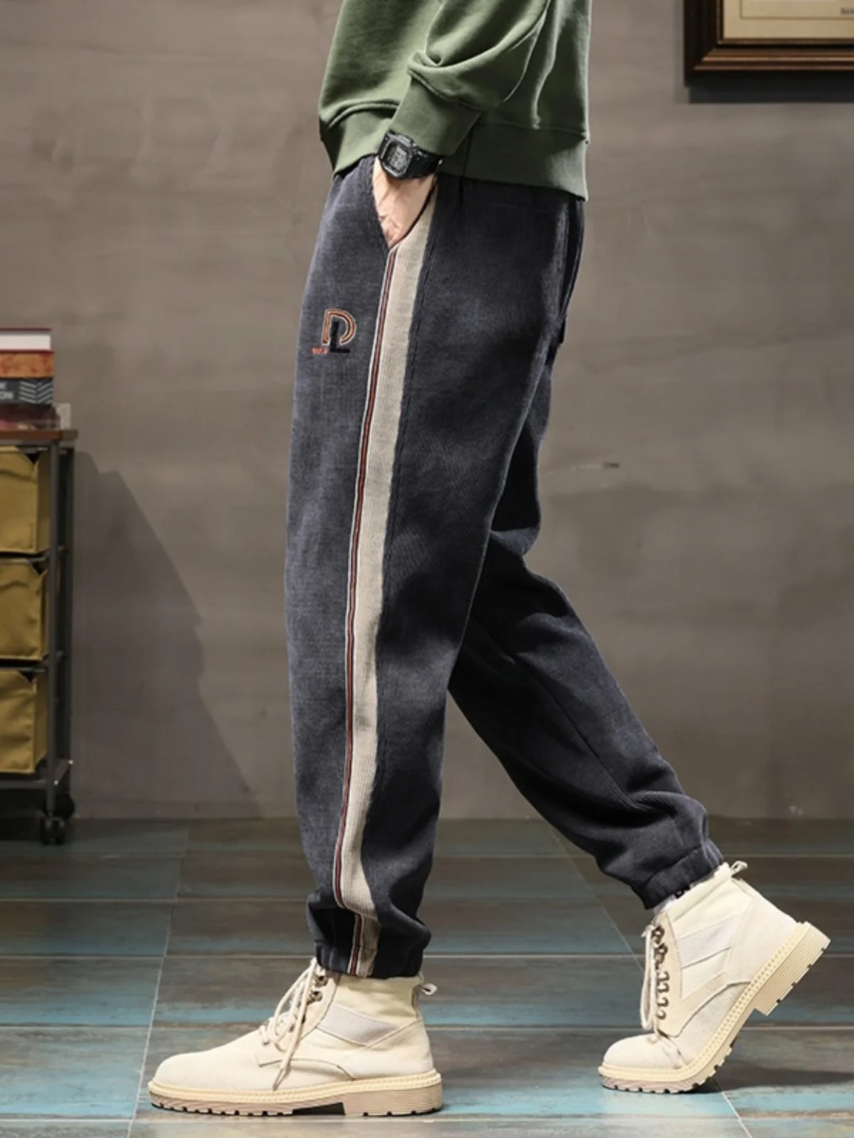 Men's Fce Lined Joggers Spor Thiened Warm Casual Long Pants Loose Fit Autumn Winter Youth Faion Trendy Cuffed Trousers
Men's Fce Lined Joggers Spor Thiened Warm Casual Long Pants Loose Fit Autumn Winter Youth Faion Trendy Cuffed Trousers