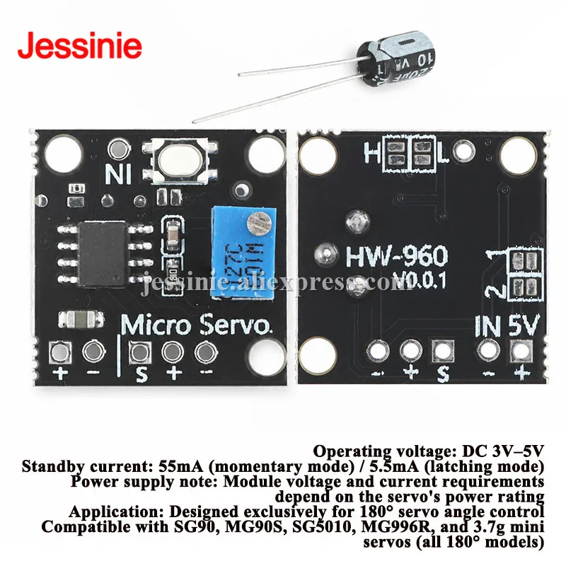 10pcs/1pc Adjustable Single-Channel Angle Servo Driver Board Servo Control Module SG90 Servo Driver Circuit PWM Trawler
10pcs/1pc Adjustable Single-Channel Angle Servo Driver Board Servo Control Module SG90 Servo Driver Circuit PWM Trawler