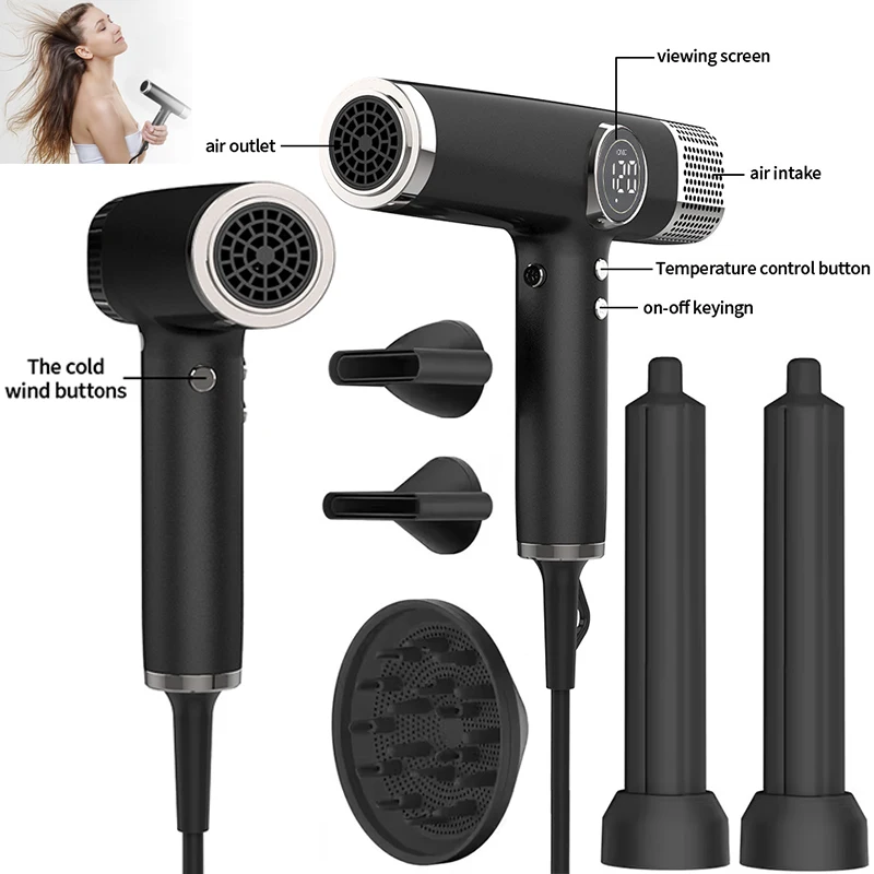 Professional 1800W High Power Speed Negative Ionic Hair Blower Dryer Electric Salon Hot And Cold Air Hair Dryer With Diffuser
Professional 1800W High Power Speed Negative Ionic Hair Blower Dryer Electric Salon Hot And Cold Air Hair Dryer With Diffuser