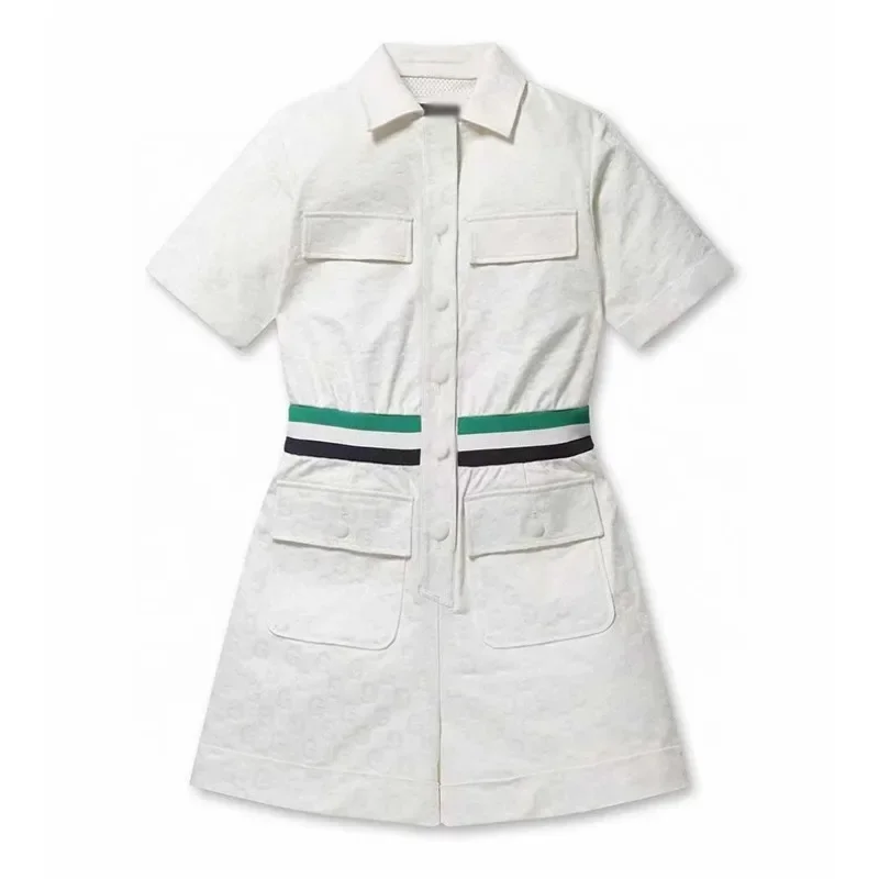 24 Spring and Summer New Korean Golf Clothing Women's Waist Solid Color Dress Outdoor Sports and Leisure Ball Skirt 
24 Spring and Summer New Korean Golf Clothing Women's Waist Solid Color Dress Outdoor Sports and Leisure Ball Skirt