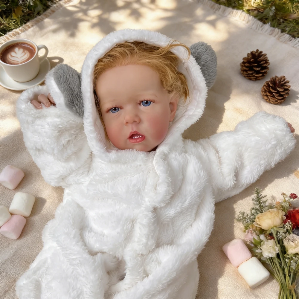 AONPENG 70cm 28inch Large Reborn Princess Doll, Hand-Painted 3D Skin, Blonde Hair, Vinyl Limbs & Cloth Body
AONPENG 70cm 28inch Large Reborn Princess Doll, Hand-Painted 3D Skin, Blonde Hair, Vinyl Limbs & Cloth Body