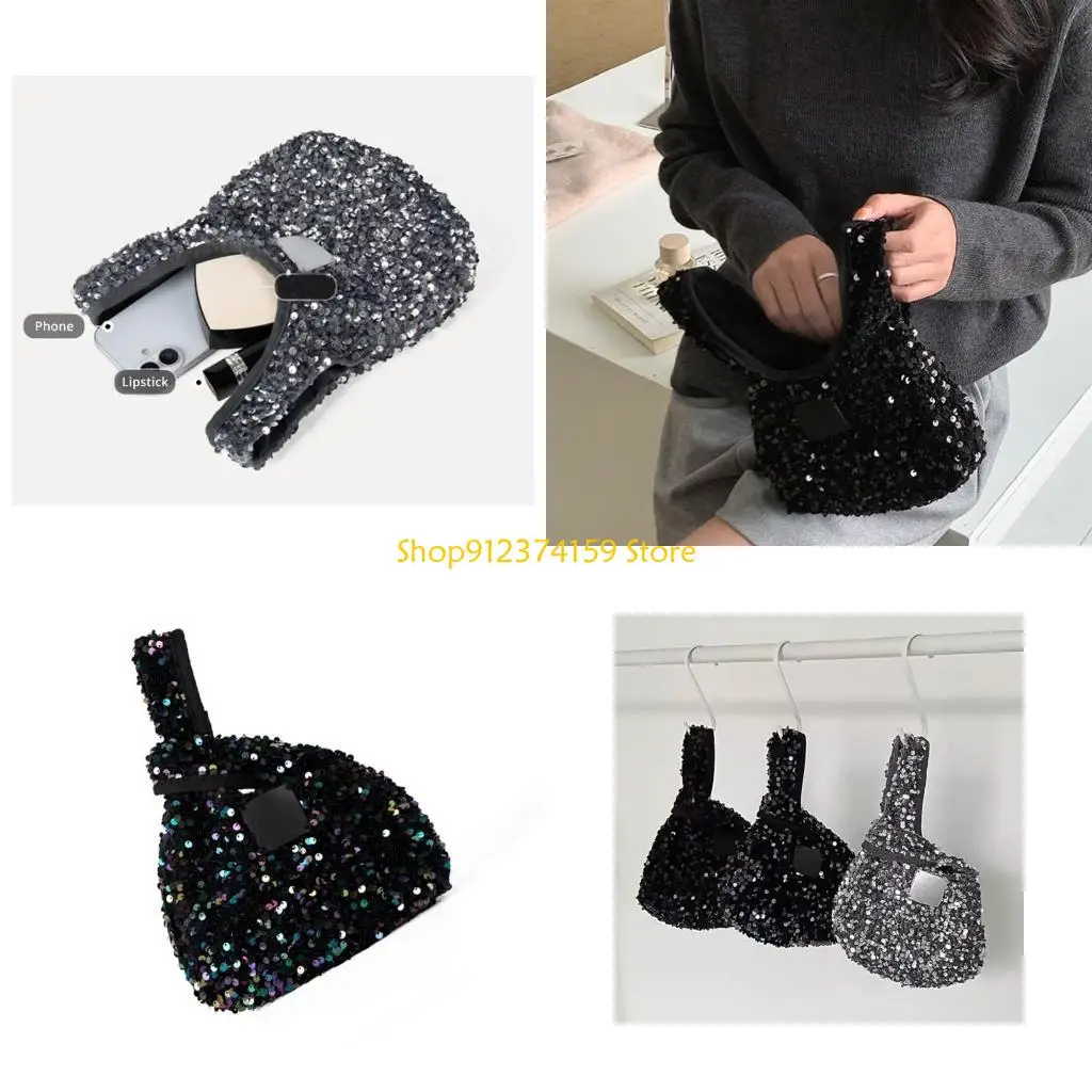G5AE Women's Evening Clutch Bag Sequins Glitter Triangle Purse Wrist Clutch Purses
G5AE Women's Evening Clutch Bag Sequins Glitter Triangle Purse Wrist Clutch Purses