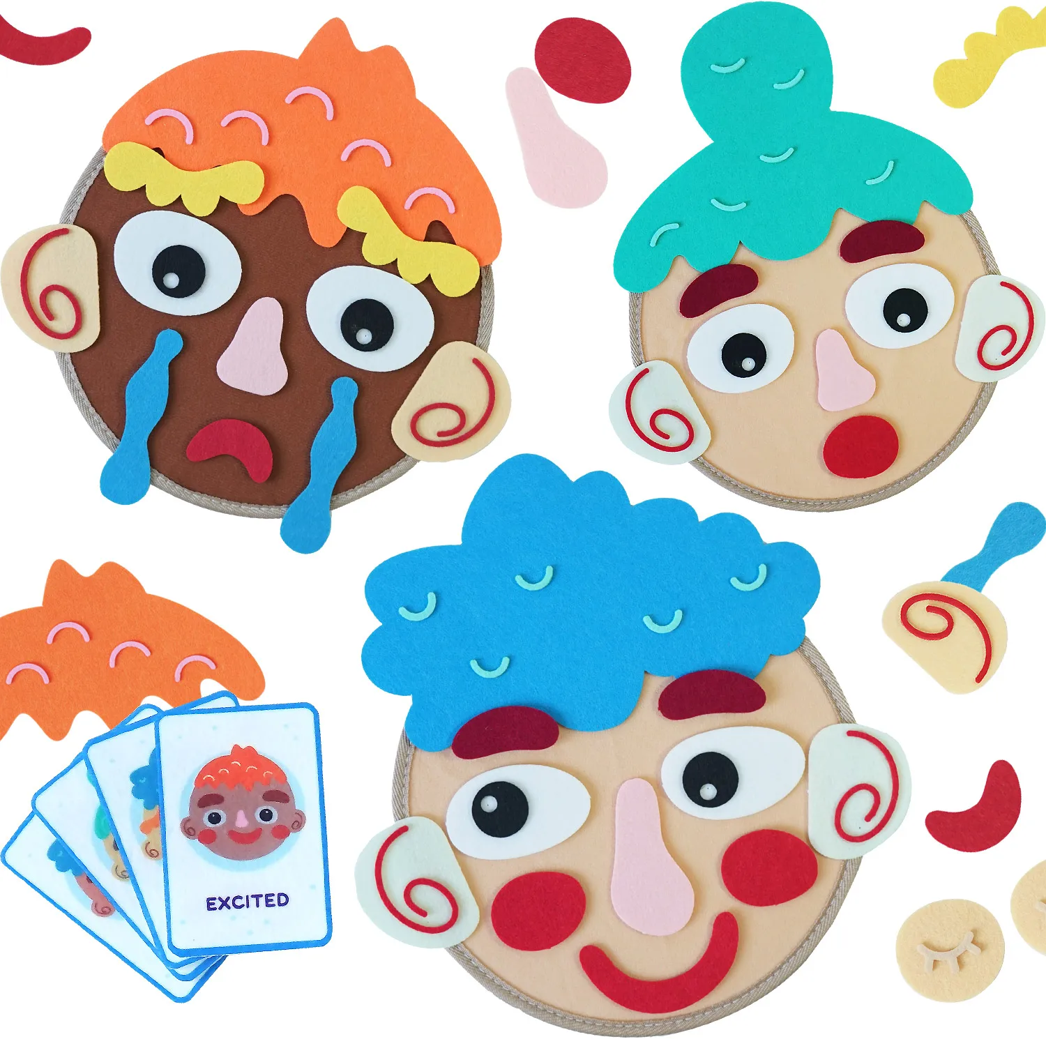 Children's Social and Emotional Games - Fun Expression Games - 9 Emotion Cards - Social and Emotional Learning Activity Toys
Children's Social and Emotional Games - Fun Expression Games - 9 Emotion Cards - Social and Emotional Learning Activity Toys