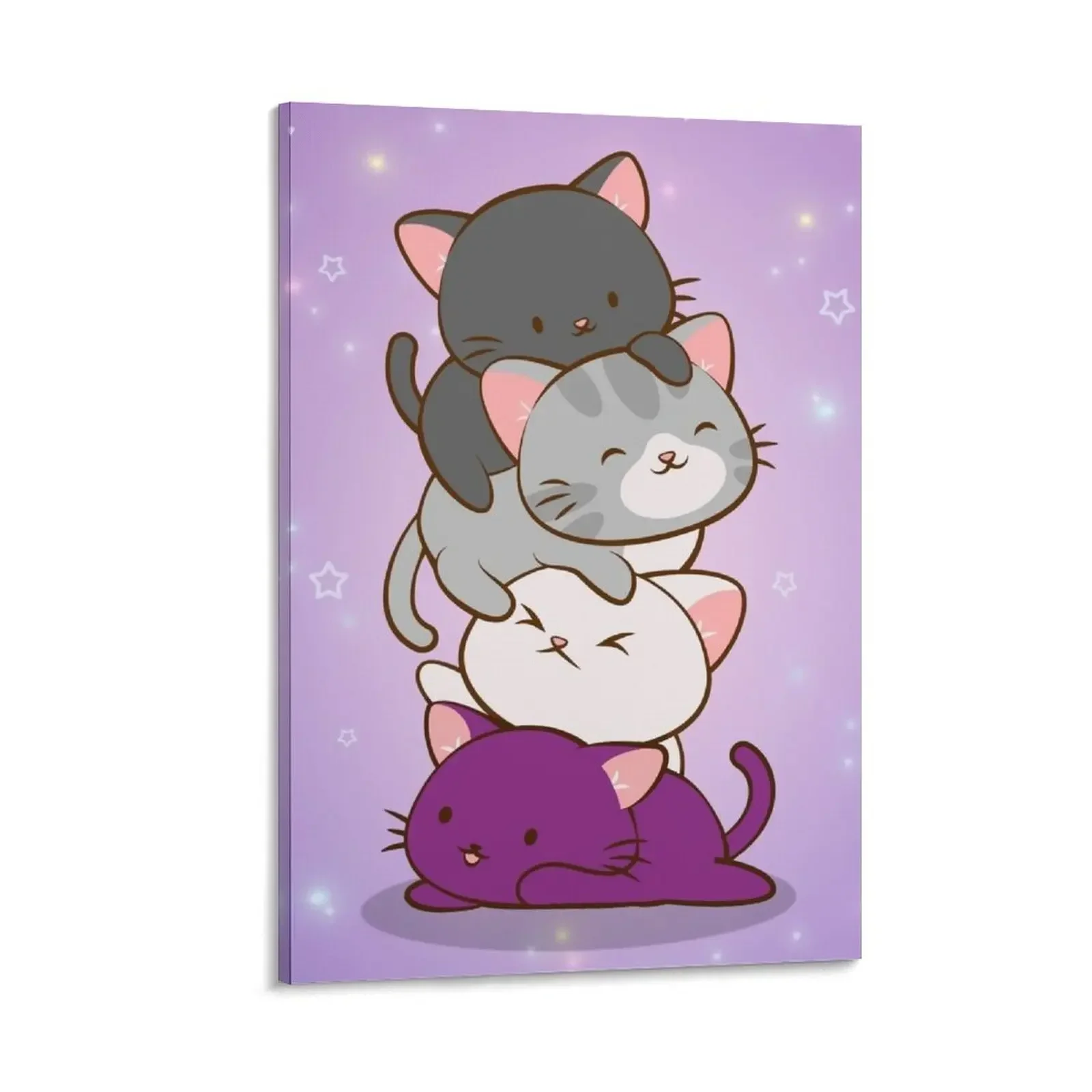 Ace Pride Kawaii Cats LGBTQ Asexual Canvas Painting accessories for home decor cute room decor Wall decoration poster
Ace Pride Kawaii Cats LGBTQ Asexual Canvas Painting accessories for home decor cute room decor Wall decoration poster