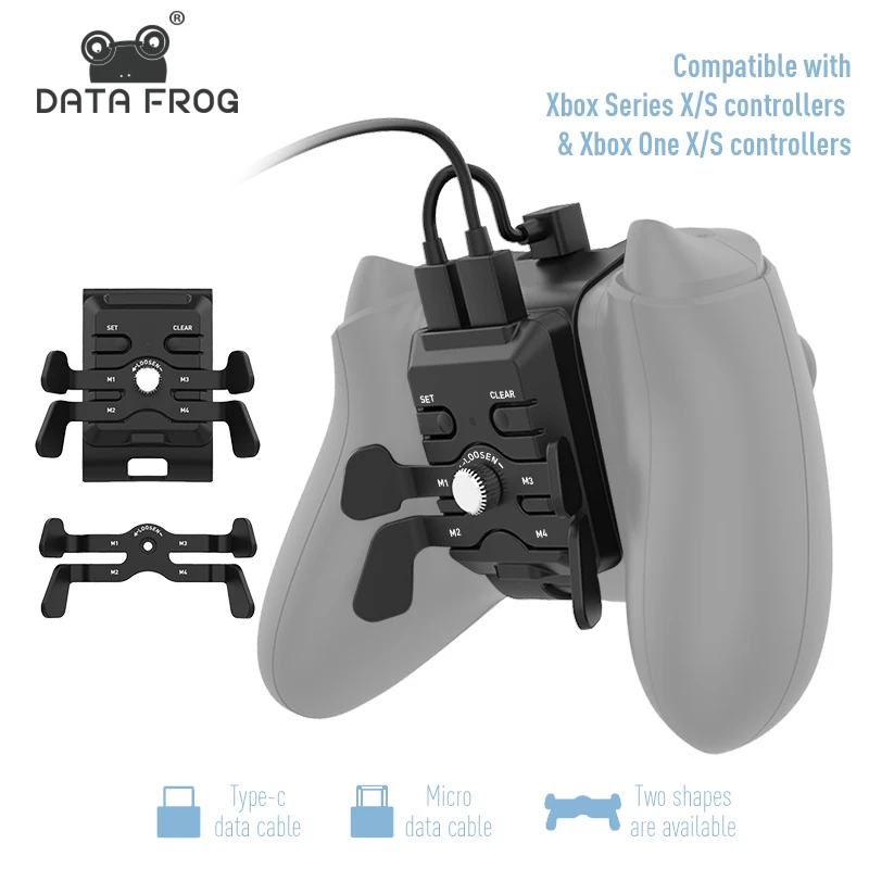 Игровой контроллер DATA FROG, задняя кнопка для Xbox серии X/S, дополнительный адаптер для коллективных забастовок для Xbox серии S
Игровой контроллер DATA FROG, задняя кнопка для Xbox серии X/S, дополнительный адаптер для коллективных забастовок для Xbox серии S