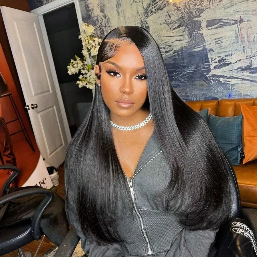 Straight Human Hair Wig 13X6 HD Lace Front Wig Human Hair Brazilian Hair Pre Plucked With Baby Hair For Black Women
Straight Human Hair Wig 13X6 HD Lace Front Wig Human Hair Brazilian Hair Pre Plucked With Baby Hair For Black Women