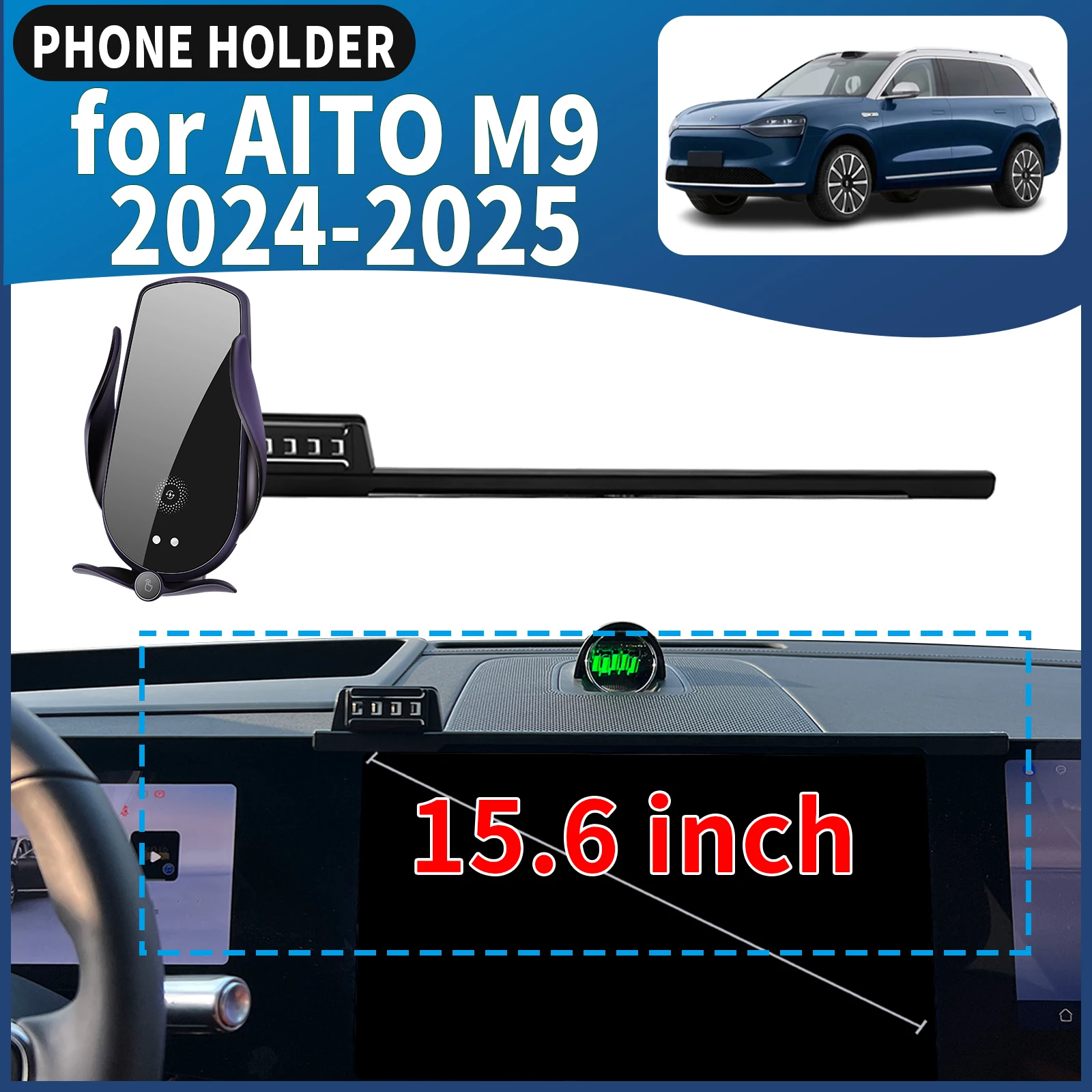 fit for AITO M9 2024 2025 Car Phone Holder Mount Vehicle-Specific GPS Navigation Easy Installation accessoires
fit for AITO M9 2024 2025 Car Phone Holder Mount Vehicle-Specific GPS Navigation Easy Installation accessoires