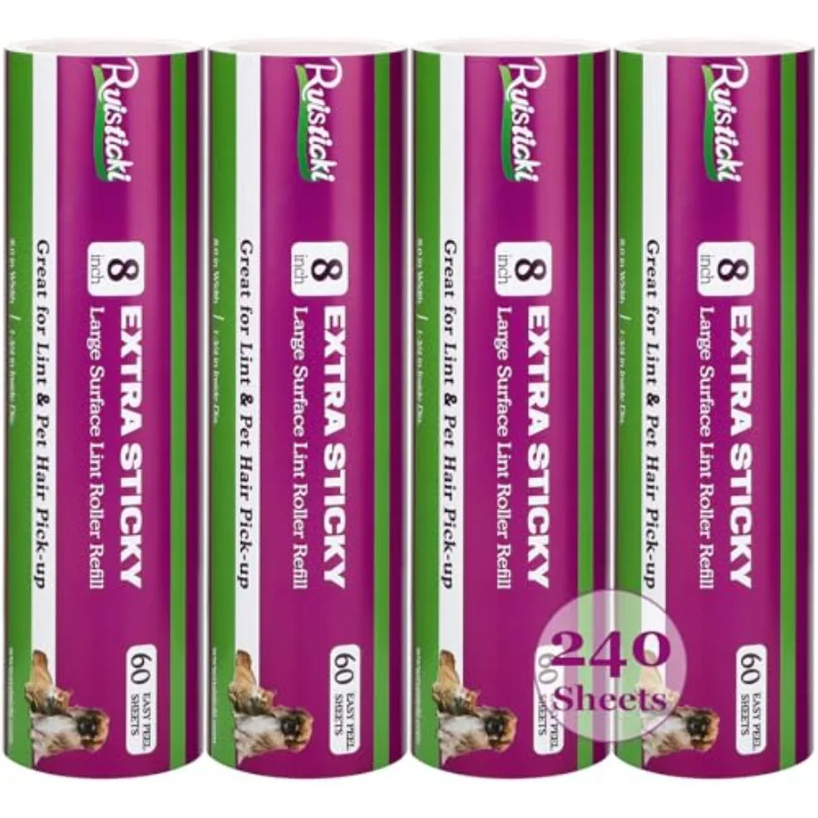 8 inch Lint Roller Refill for Scotch-Brite Pet Extra Sticky Large Surface Roller 50 Stickier Lint Roller Refill, Works Great On
8 inch Lint Roller Refill for Scotch-Brite Pet Extra Sticky Large Surface Roller 50 Stickier Lint Roller Refill, Works Great On