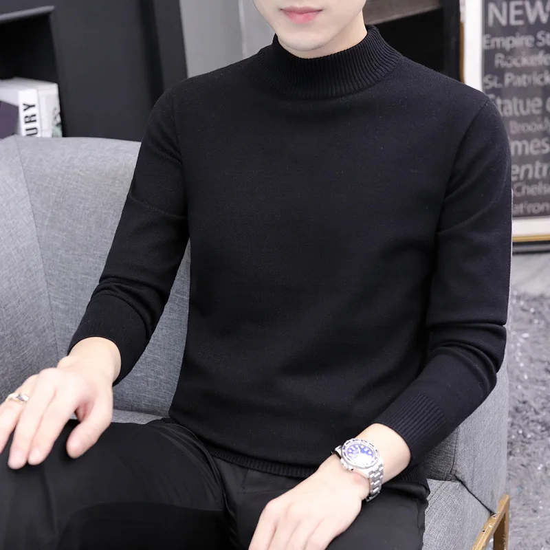 Men's Knitwear Autumn and Winter New Casual Solid Color Sweater Men's High-neck Youth Korean Version of The Trend of Inner
Men's Knitwear Autumn and Winter New Casual Solid Color Sweater Men's High-neck Youth Korean Version of The Trend of Inner