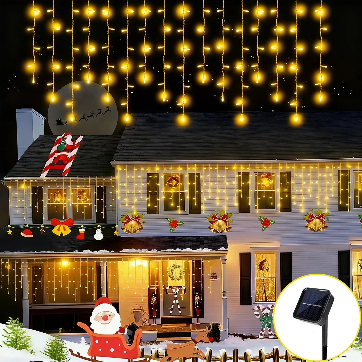 Поп 1 шт. 96 светодиодных уличных рождественских ледяных колонн на солнечной энергии с 8 режимами освещения Сказочная лампа для домашнего окна, патио, сада D
Поп 1 шт. 96 светодиодных уличных рождественских ледяных колонн на солнечной энергии с 8 режимами освещения Сказочная лампа для домашнего окна, патио, сада D