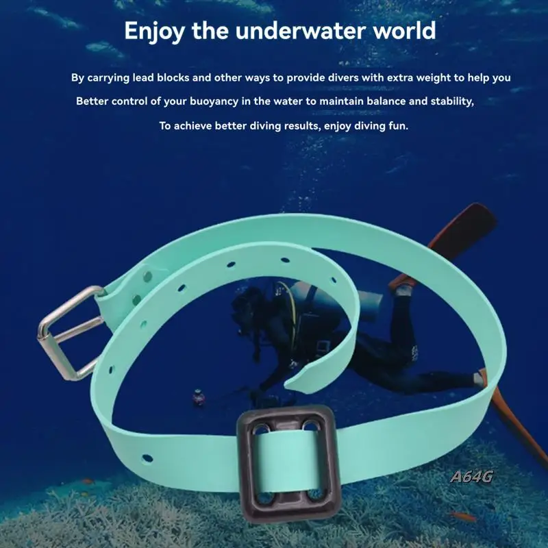 1.3M Adjustable Scuba Diving Weight Belt With 316 Stainless Steel Buckle Load-Bearing Diving Gear Accessories
1.3M Adjustable Scuba Diving Weight Belt With 316 Stainless Steel Buckle Load-Bearing Diving Gear Accessories