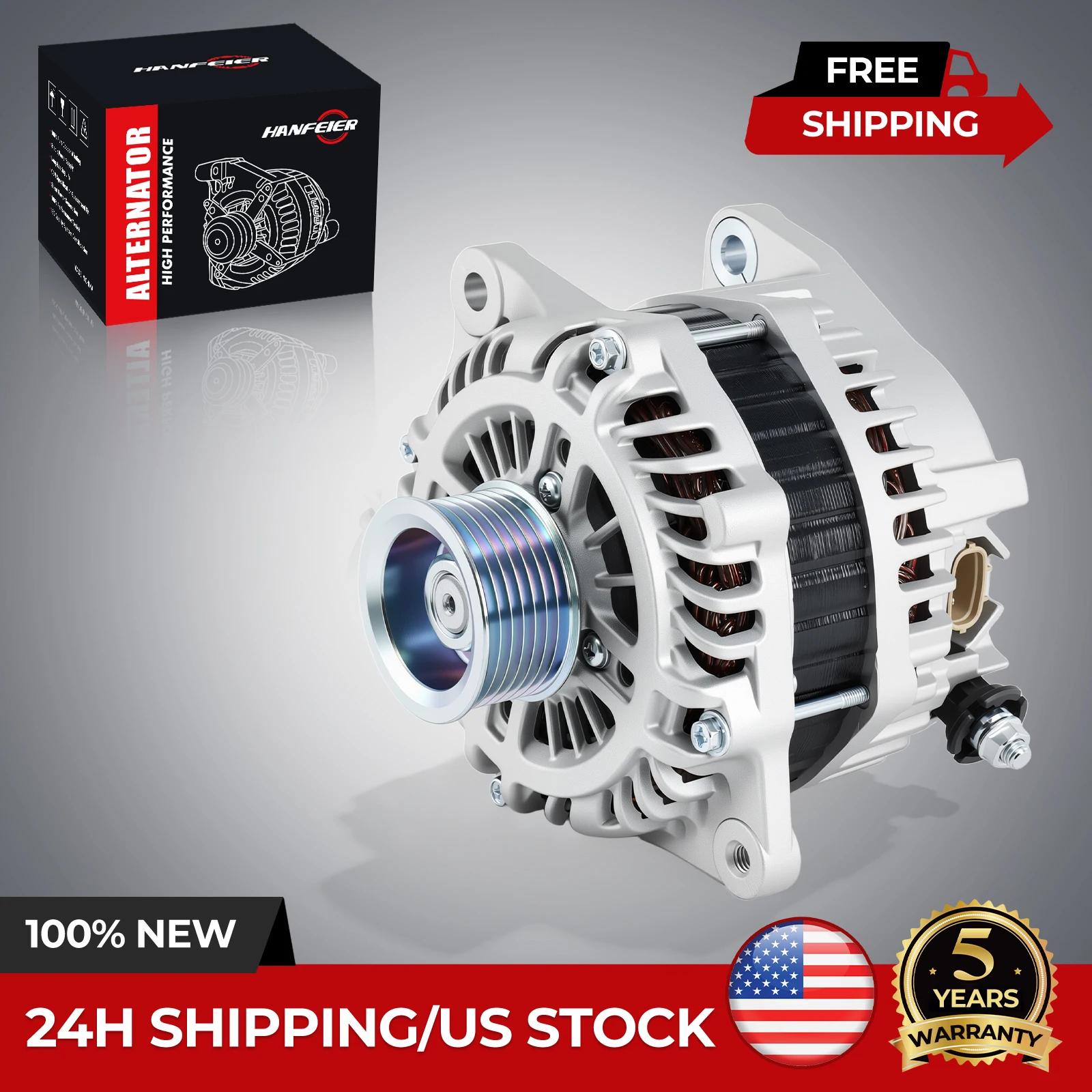 Alternator 130A for Nissan Maxima Murano Quest Altima 3.5L 2007-2014 11341 11557
Alternator 130A for Nissan Maxima Murano Quest Altima 3.5L 2007-2014 11341 11557