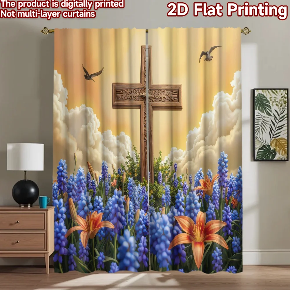 1pc 2D flat Photography Backdrop Tapestry Easter Cross with Flowers 100% Polyester Party Decorations for New Year celebration
1pc 2D flat Photography Backdrop Tapestry Easter Cross with Flowers 100% Polyester Party Decorations for New Year celebration