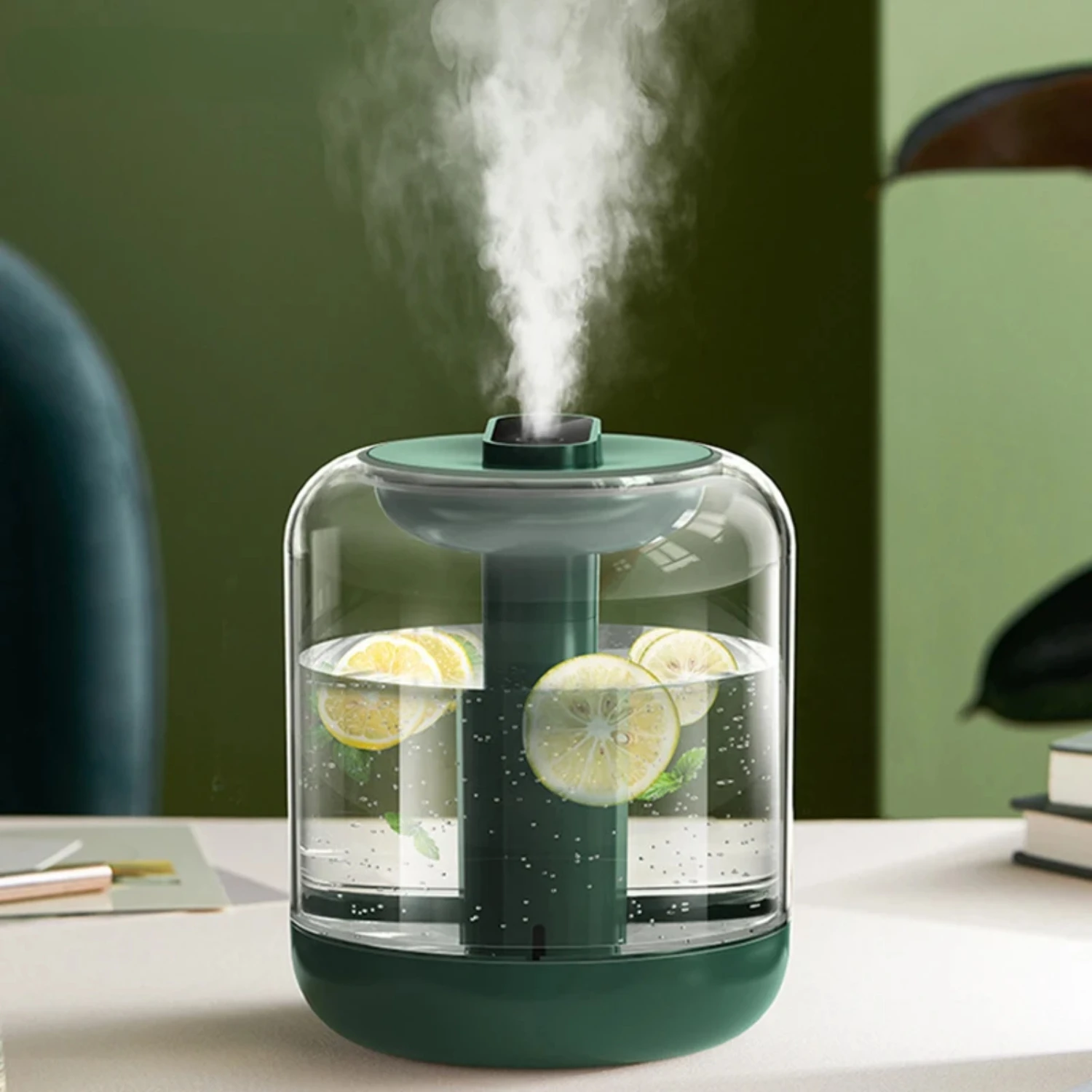 1L Large Capacity Rechargeable Air Humidifier 2000mAh Battery Essential Oil Diffuser USB Mist Maker LED Light
1L Large Capacity Rechargeable Air Humidifier 2000mAh Battery Essential Oil Diffuser USB Mist Maker LED Light