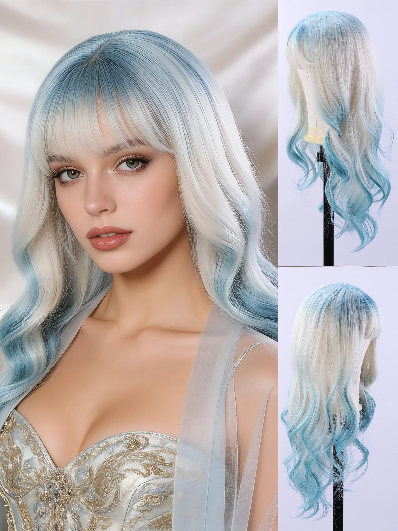 1 модный синтетический парик, стильная укладка, безопасный дизайн с сетчатой шапочкой-сеткой.
1 модный синтетический парик, стильная укладка, безопасный дизайн с сетчатой шапочкой-сеткой.