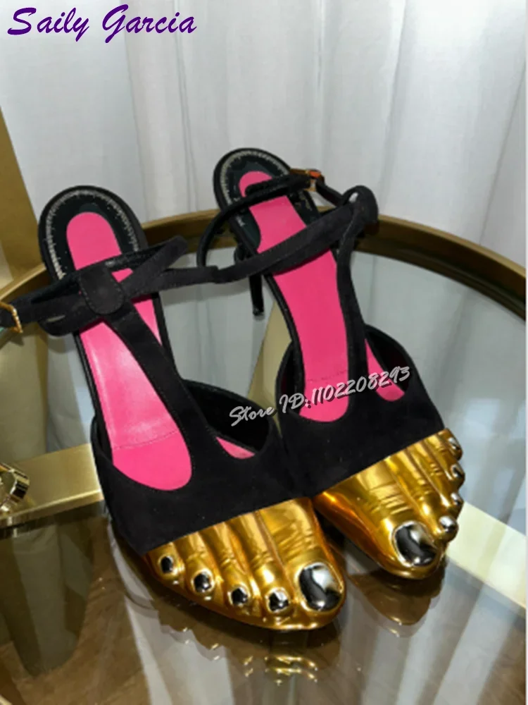 Gold Square Toe Stiletto Pumps Solid Shallow Butterfly-knot Straps Leather High Heels 2025 Summer Women's New Shoes French Style
Gold Square Toe Stiletto Pumps Solid Shallow Butterfly-knot Straps Leather High Heels 2025 Summer Women's New Shoes French Style