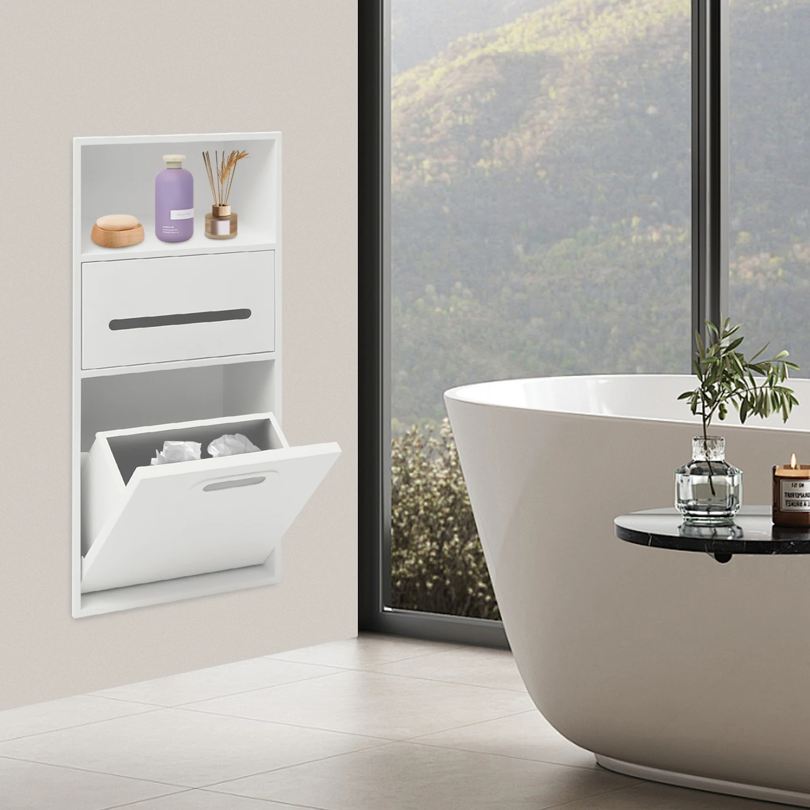 Wall Mounted Concealed Storage Cabinet With Seamless Welding, Space‑Saving Recessed Design For Bathroom And Kitchen
Wall Mounted Concealed Storage Cabinet With Seamless Welding, Space‑Saving Recessed Design For Bathroom And Kitchen