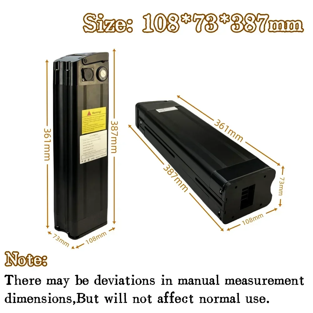 Waterproof Shell Safety Lock 60v SilverFish 20ah Electric Bike ebike battery 250w-3000w 18650 lithium battery pack
Waterproof Shell Safety Lock 60v SilverFish 20ah Electric Bike ebike battery 250w-3000w 18650 lithium battery pack