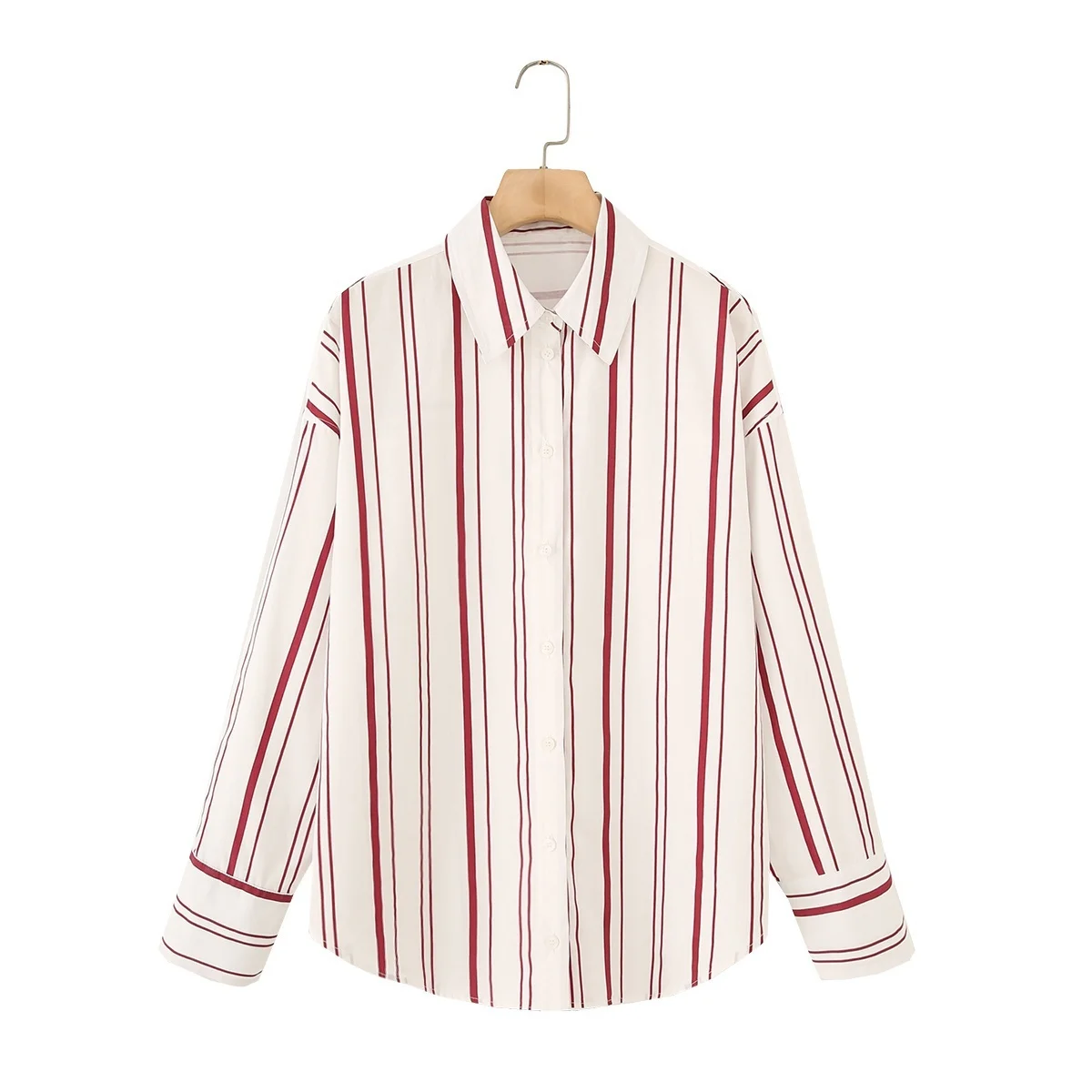 BM&MD&ZA Womens Striped Long Sleeve Lapel Collar Blouse Stylish Button Design Loose Fit Ladies Fashion Outfit
BM&MD&ZA Womens Striped Long Sleeve Lapel Collar Blouse Stylish Button Design Loose Fit Ladies Fashion Outfit
