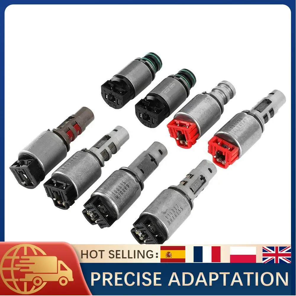 A6MF1 A6MF2 A6LF1 A6LF2 A6LF3 Transmission Solenoid Kit 8PCS For Hyundai For Kia For Chevrolet 6 Speed Automatic
A6MF1 A6MF2 A6LF1 A6LF2 A6LF3 Transmission Solenoid Kit 8PCS For Hyundai For Kia For Chevrolet 6 Speed Automatic