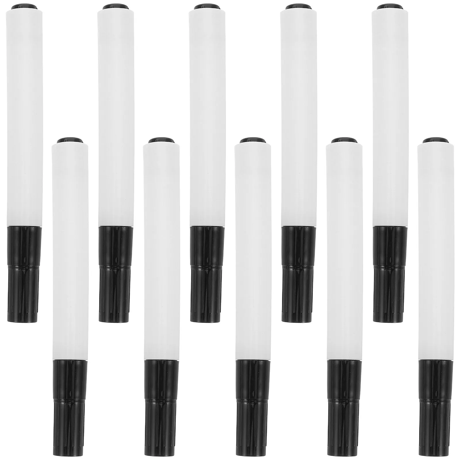 10Pcs Refillable Dry Erase Marker Pens Blackboard Whiteboard Compatible Erasable Tips Smooth Ink Flow for Classroom Home Office
10Pcs Refillable Dry Erase Marker Pens Blackboard Whiteboard Compatible Erasable Tips Smooth Ink Flow for Classroom Home Office