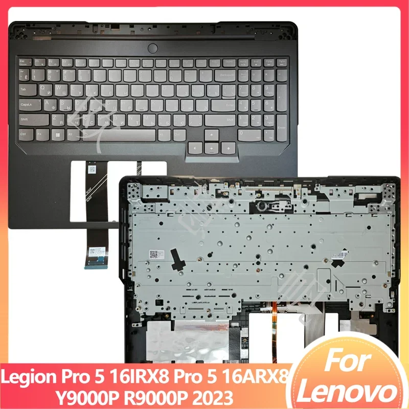 M Laptop RU/US Keyboard Compatible for Lenovo Legion Pro 5 16IRX8 Pro 5 16ARX8 Backlit Palmrest Upper Cover Y9000P R9000P 2023
M Laptop RU/US Keyboard Compatible for Lenovo Legion Pro 5 16IRX8 Pro 5 16ARX8 Backlit Palmrest Upper Cover Y9000P R9000P 2023