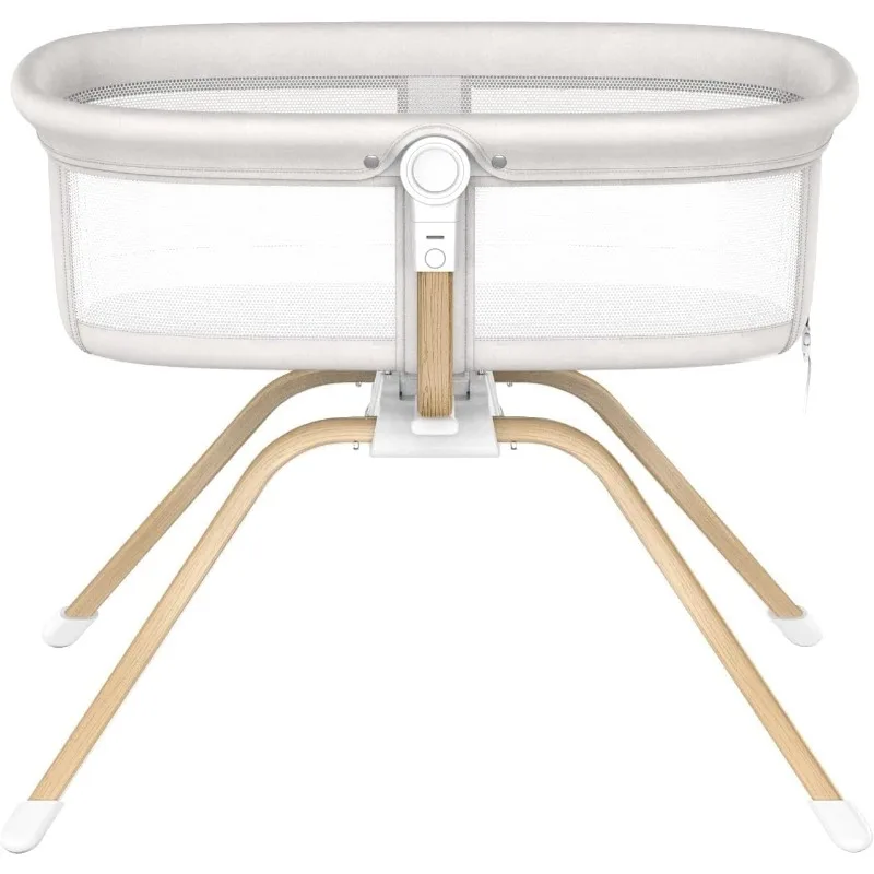 3 in 1 Rocking Bassinet & Baby Bassinet Bedside Sleeper, One-Second Convert Travel Portable Bassinet Newborn Baby (White)
3 in 1 Rocking Bassinet & Baby Bassinet Bedside Sleeper, One-Second Convert Travel Portable Bassinet Newborn Baby (White)