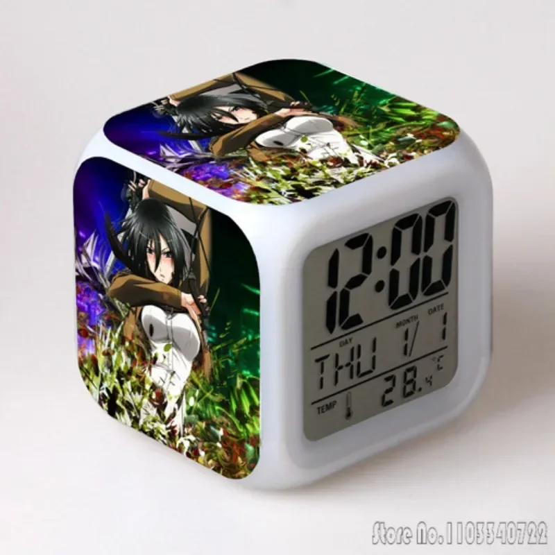 Anime The Giant Attack of Cool Cartoon Alarm Clock Creative Student 8x8x8cm LED Cube Colorful Light Display Time Week Month
Anime The Giant Attack of Cool Cartoon Alarm Clock Creative Student 8x8x8cm LED Cube Colorful Light Display Time Week Month