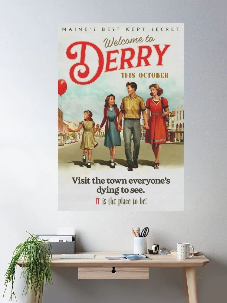 2025 IT Welcome To Derry Movie Canvas POSTER ,Home Decor Wall art painting
2025 IT Welcome To Derry Movie Canvas POSTER ,Home Decor Wall art painting