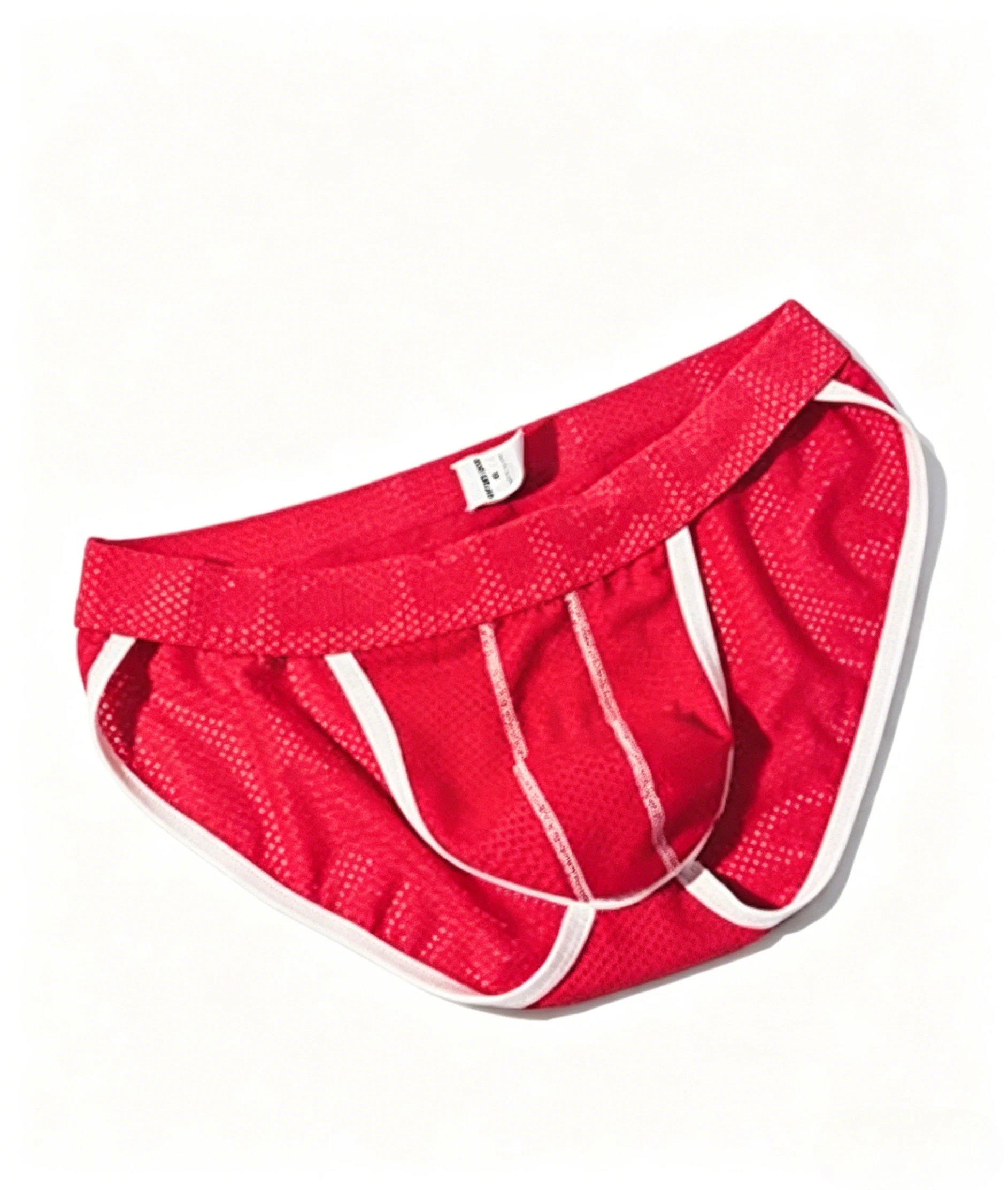 Men's Mesh High-Cut Briefs Low Rise Breathable Underwear with Contrast Trim Panties Teenager Fashion High Fork Sports Underpants
Men's Mesh High-Cut Briefs Low Rise Breathable Underwear with Contrast Trim Panties Teenager Fashion High Fork Sports Underpants
