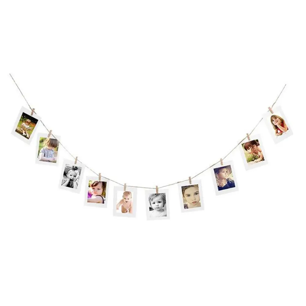 10 Pcs Hanging Decorations DIY Picture Frame Photo Paper Craft Frames Bamboo with Clips
10 Pcs Hanging Decorations DIY Picture Frame Photo Paper Craft Frames Bamboo with Clips