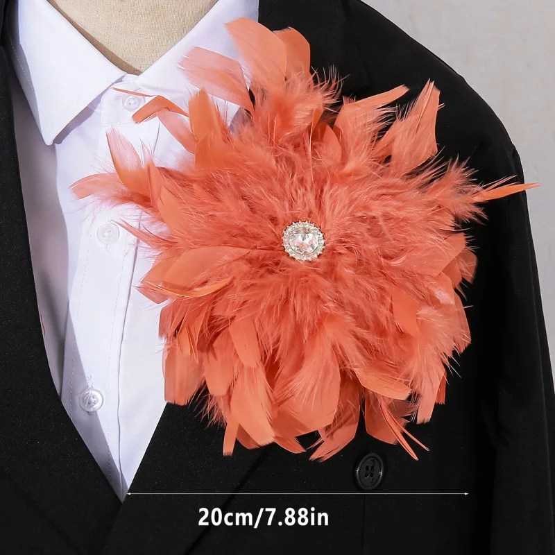 16 см брошь с кристаллами и перьями, ювелирные изделия ручной работы Boutonnoeres, мужская и женская модная одежда, аксессуары для платья, винтажный элитный корсаж
16 см брошь с кристаллами и перьями, ювелирные изделия ручной работы Boutonnoeres, мужская и женская модная одежда, аксессуары для платья, винтажный элитный корсаж