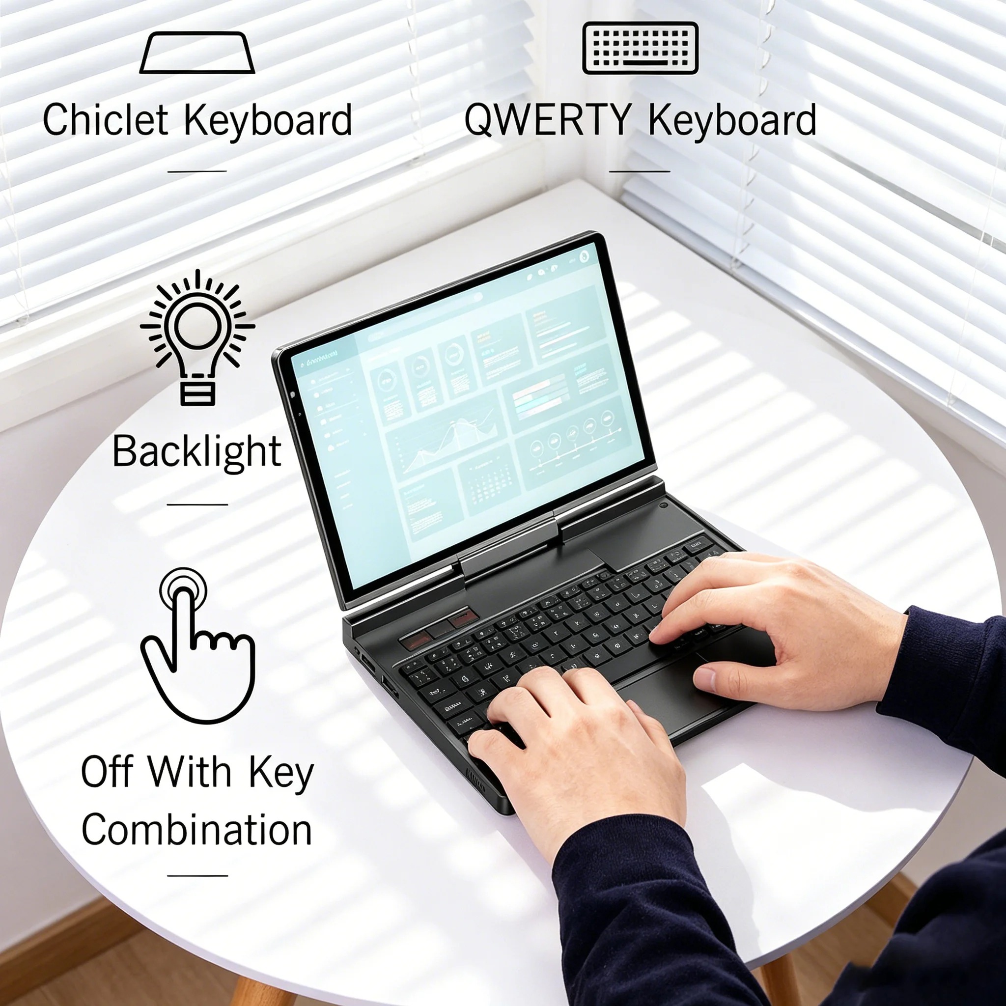 Roar 2026 New GPD Pocket 4 8.8-inch AMD AI 9 HX 370 64GB RAM Elite Portable Mini PC 2TB NVMe Flipped Laptop Computer
Roar 2026 New GPD Pocket 4 8.8-inch AMD AI 9 HX 370 64GB RAM Elite Portable Mini PC 2TB NVMe Flipped Laptop Computer