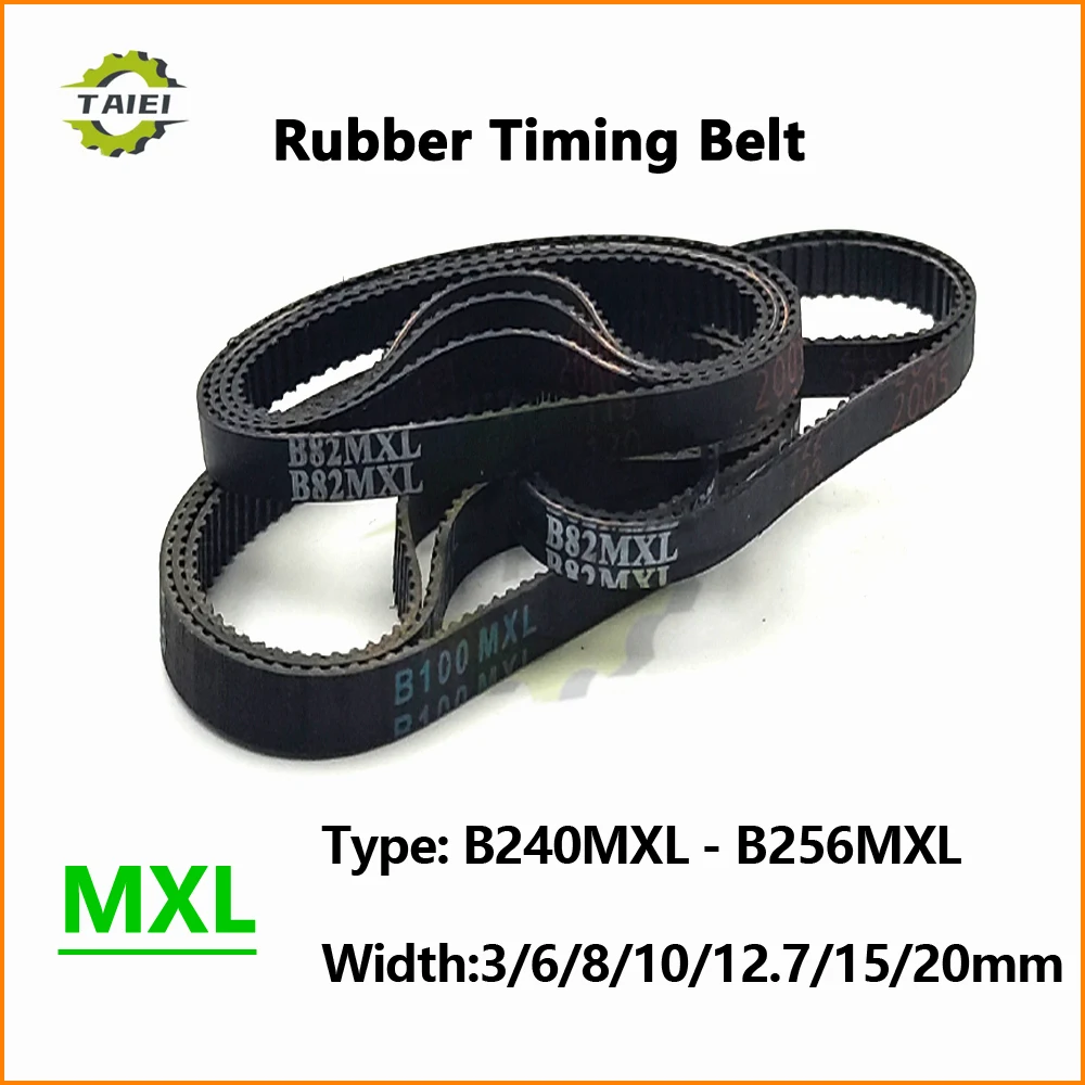 MXL Rubber Synchronous Belt B240 B241 B242 B243 B244 B245 B248 B249 B250 B251 B255 B256 Width 3-20mm MXL Timing Drive Tooth Belt
MXL Rubber Synchronous Belt B240 B241 B242 B243 B244 B245 B248 B249 B250 B251 B255 B256 Width 3-20mm MXL Timing Drive Tooth Belt