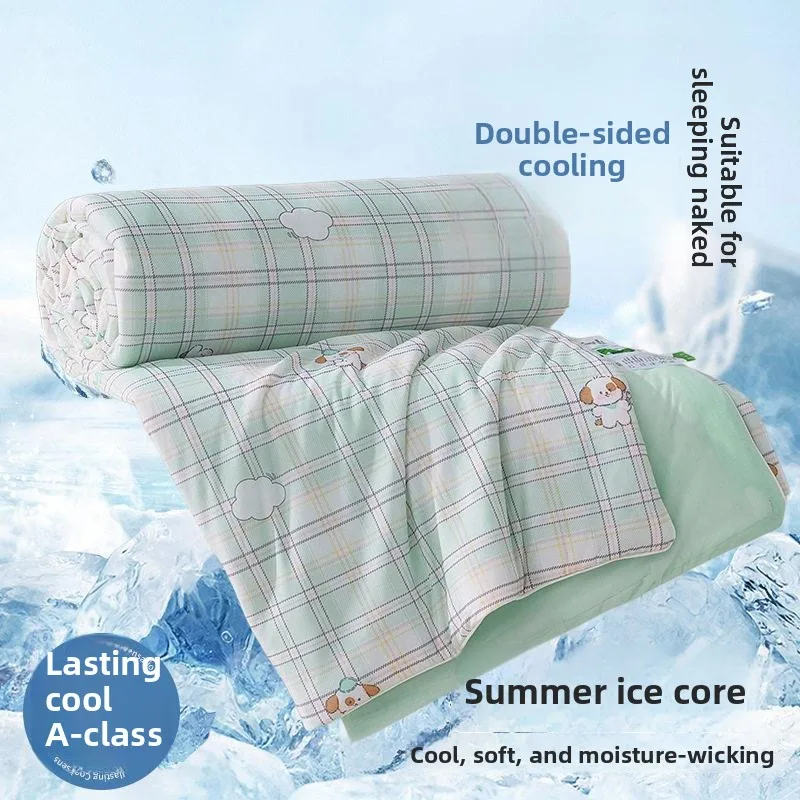 Summer Ice Cream Cartoon Cool Feeling Silk Air Conditioner Quilt Cover Print Washable Summer Light Weight Comforter Ice Silk
Summer Ice Cream Cartoon Cool Feeling Silk Air Conditioner Quilt Cover Print Washable Summer Light Weight Comforter Ice Silk