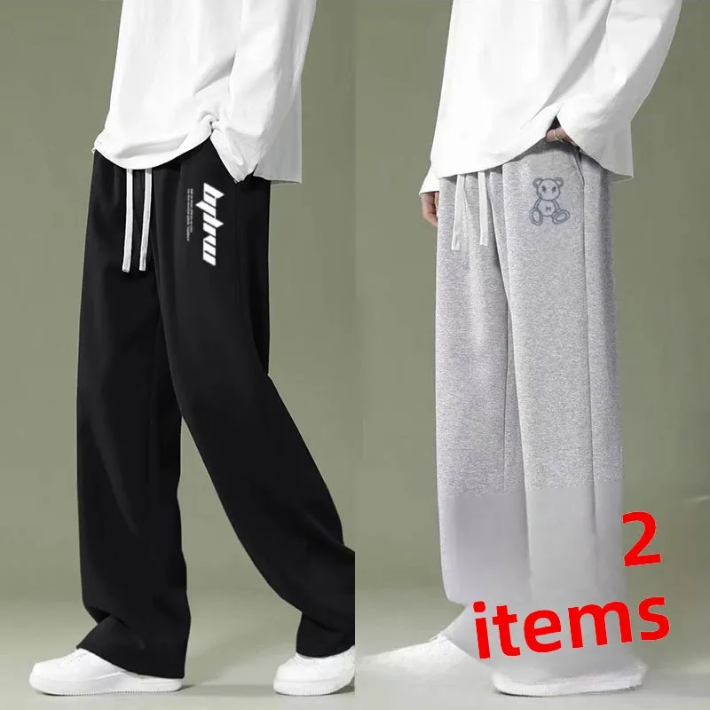 Trendy Loose Straight Leg Pants Men's Faion Spring Autumn Thin Casual Trousers Large Size Comfortable All-Match Print Design
Trendy Loose Straight Leg Pants Men's Faion Spring Autumn Thin Casual Trousers Large Size Comfortable All-Match Print Design