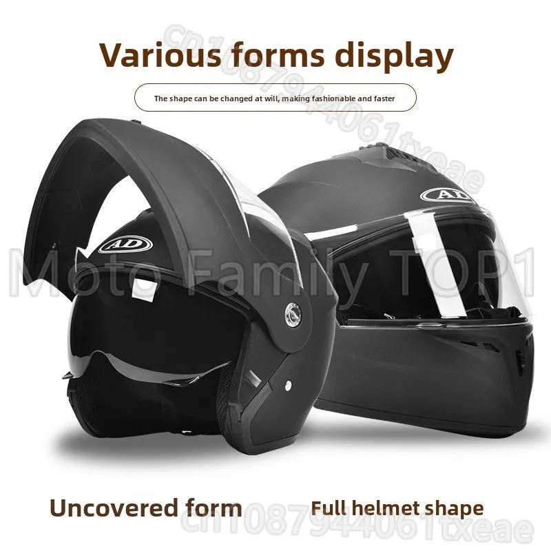 Motorcycle Helmet Men's and Women's Four-season Universal Locomotive Safety Helmet Winter 3C Certified Full Face Helmet
Motorcycle Helmet Men's and Women's Four-season Universal Locomotive Safety Helmet Winter 3C Certified Full Face Helmet