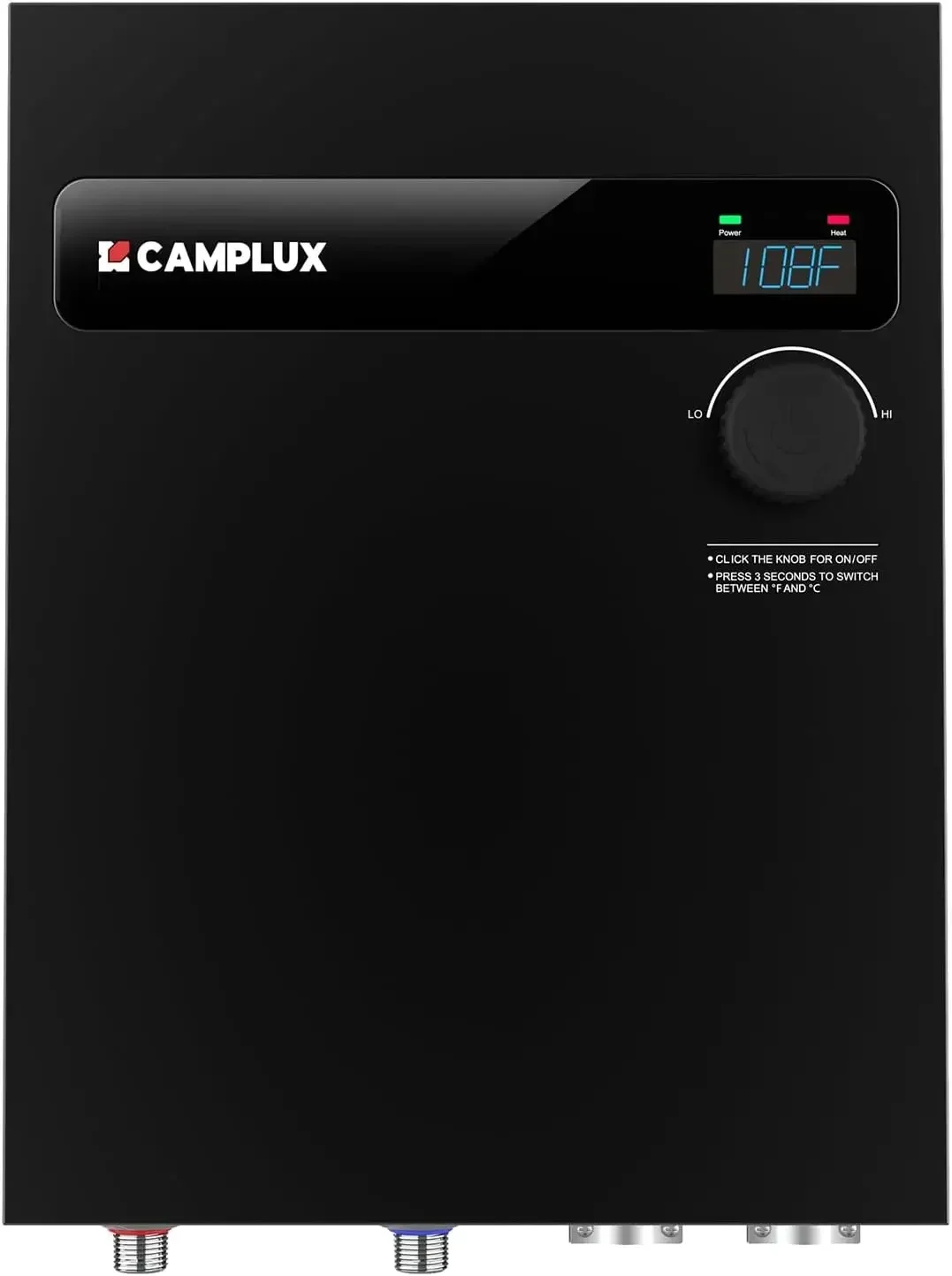 Electric Tankless Water Heater 27kW 240V, Instant Endless Hot Water Heater TEW27B with Digital Display Easy Installation
Electric Tankless Water Heater 27kW 240V, Instant Endless Hot Water Heater TEW27B with Digital Display Easy Installation