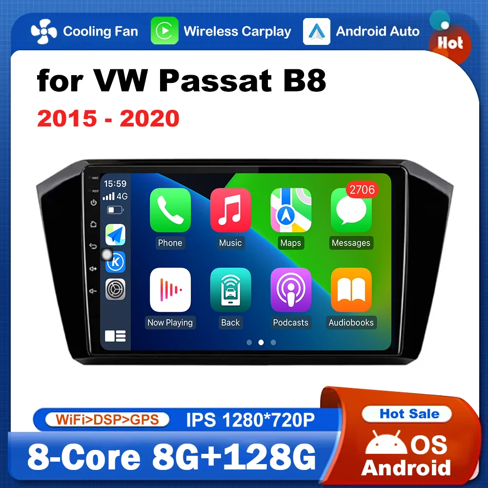 10.1 inch Android OS for VW Passat B8 2015 - 2020 Touch Screen Car Radio Multimedia Player Audio DSP Stereo WiFi GPS Auto Tools
10.1 inch Android OS for VW Passat B8 2015 - 2020 Touch Screen Car Radio Multimedia Player Audio DSP Stereo WiFi GPS Auto Tools