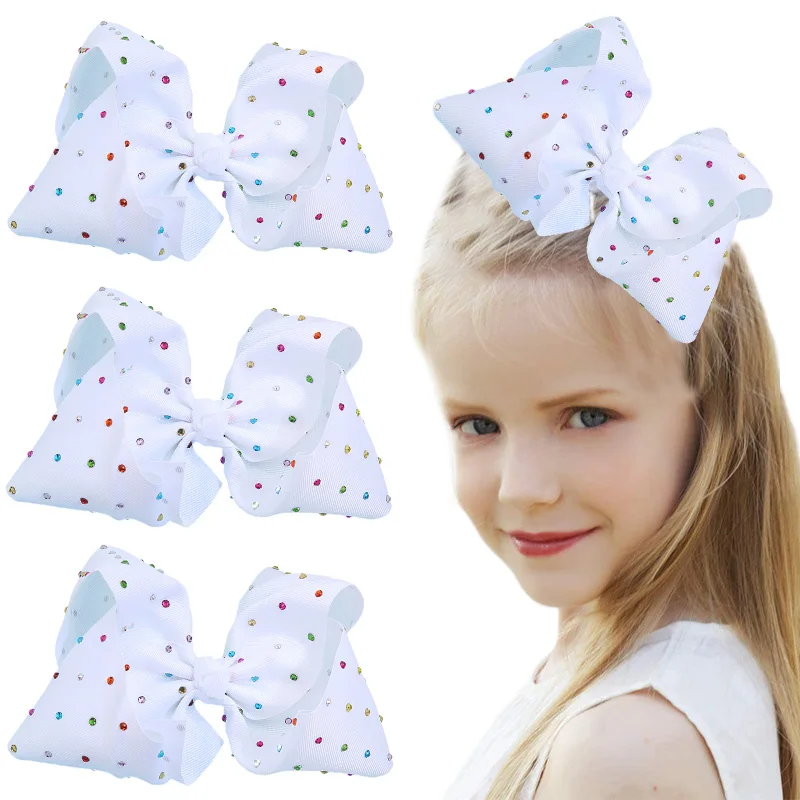 ncmama Colorful Rhinestones Hair Bow Clip For Children Sweet Girls Grosgrain Bowknote Hairpin Barrettes Headwear Hair Accessorie
ncmama Colorful Rhinestones Hair Bow Clip For Children Sweet Girls Grosgrain Bowknote Hairpin Barrettes Headwear Hair Accessorie