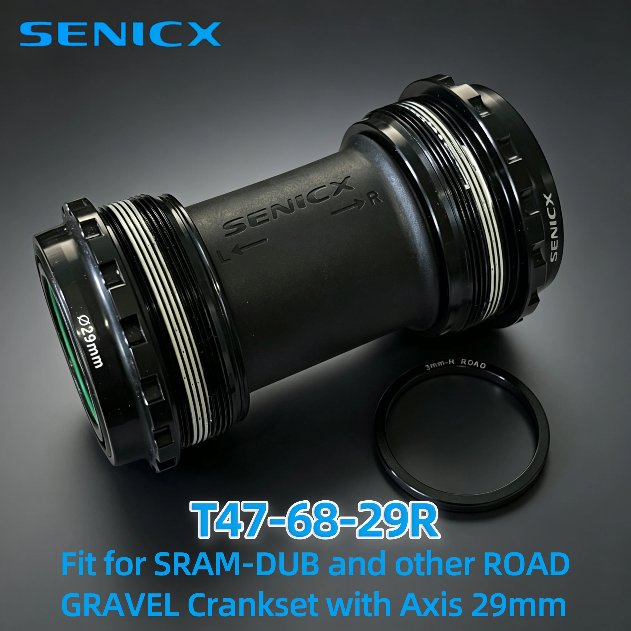 SENICX T47 Bottom Bracket Bicycle 68mm shell DUB Central Movement Thread Seal Ring Dustproof Road Bike Accessories Waterproof
SENICX T47 Bottom Bracket Bicycle 68mm shell DUB Central Movement Thread Seal Ring Dustproof Road Bike Accessories Waterproof