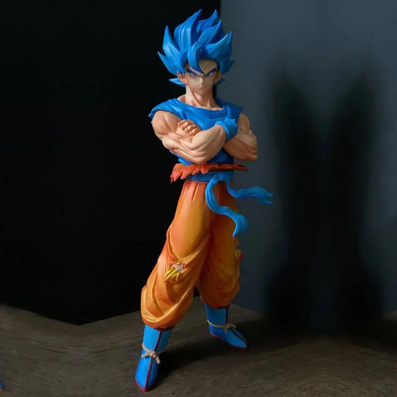 Фигурка Yj Dragon Ball Super Saiyan Blue Goku из ПВХ, 32 см, с перекрещенными руками, коллекционная статуэтка, аниме-модель, украшение, подарок для любителей аниме
Фигурка Yj Dragon Ball Super Saiyan Blue Goku из ПВХ, 32 см, с перекрещенными руками, коллекционная статуэтка, аниме-модель, украшение, подарок для любителей аниме