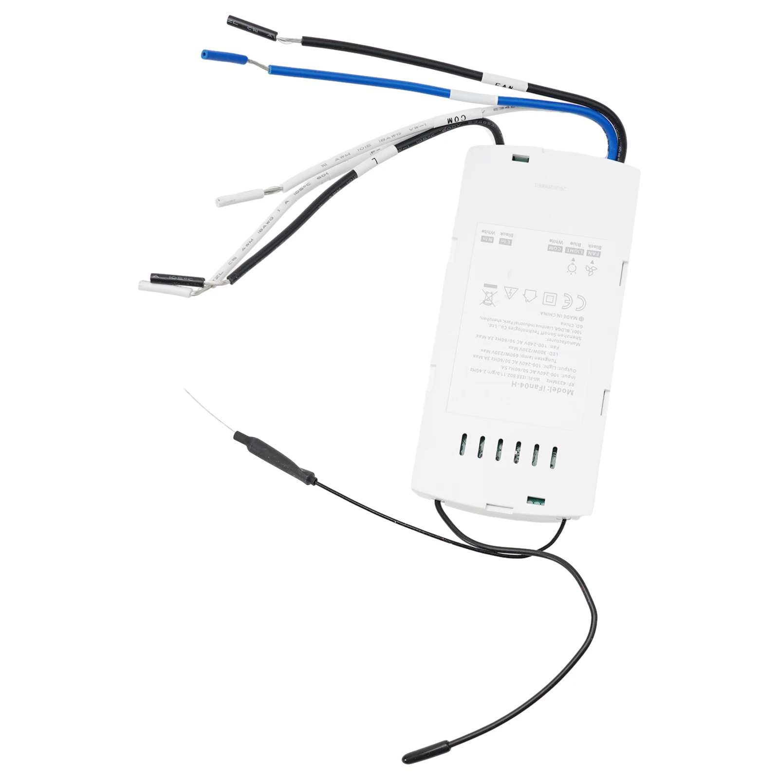 Потолочный контроллер Wi-Fi, приложение, удаленный потолочный вентилятор IFan04-L, контроллер лампы Wi-Fi, умный беспроводной умный дом, высококачественный профессиональный
Потолочный контроллер Wi-Fi, приложение, удаленный потолочный вентилятор IFan04-L, контроллер лампы Wi-Fi, умный беспроводной умный дом, высококачественный профессиональный