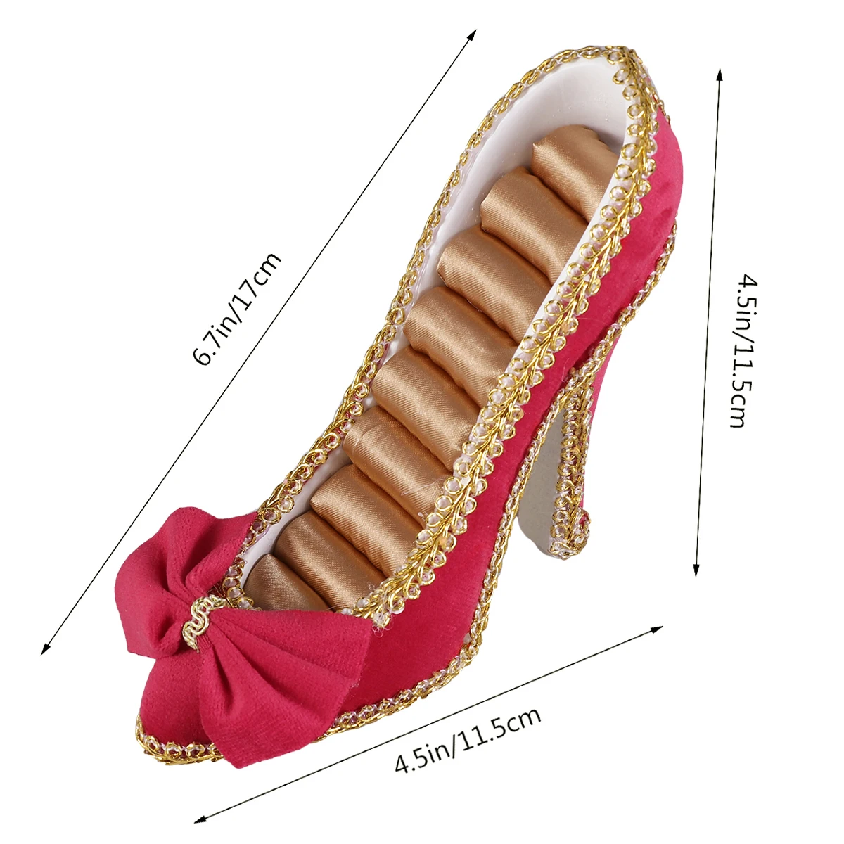 High Heel Jewelry Organizer Display Stand for Earrings Rings Studs Long Lasting Durable Material Creative Storage Solution
High Heel Jewelry Organizer Display Stand for Earrings Rings Studs Long Lasting Durable Material Creative Storage Solution