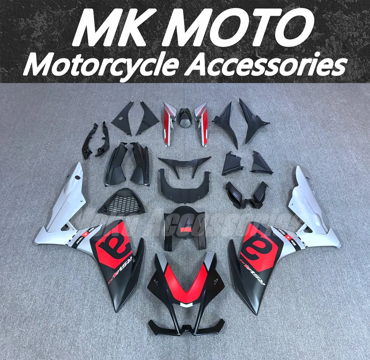 Moke moto Fairings Kit Fit For Aprilia RSV4 1000 2010 2011 2012 2013 2014 2015 Bodywork Set ABS Injection 10-17 Silver Black Red
Moke moto Fairings Kit Fit For Aprilia RSV4 1000 2010 2011 2012 2013 2014 2015 Bodywork Set ABS Injection 10-17 Silver Black Red
