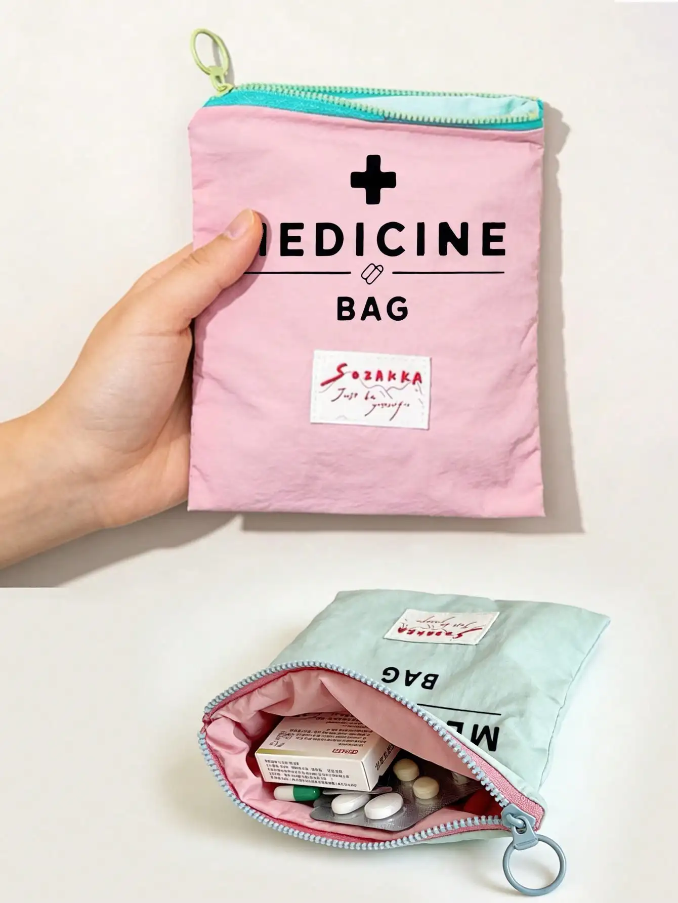 Portable "Medication" Printed Pouch, Pill Organizer Box, First Aid Kit, Cosmetic Bag, Coin Purse, Suitable For Daily Use/Outdoor/Travel, Travel-Friendly Medication Storage, Cosmetics & Phone Accessories Organizer, Travel Essential, Christmas Gift, Persona
Portable "Medication" Printed Pouch, Pill Organizer Box, First Aid Kit, Cosmetic Bag, Coin Purse, Suitable For Daily Use/Outdoor/Travel, Travel-Friendly Medication Storage, Cosmetics & Phone Accessories Organizer, Travel Essential, Christmas Gift, Persona