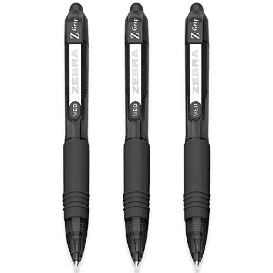 Zebra Z-Grip Smooth Mini Retractable Ballpoint Pens - 1.0mm - Pack of 3 Black
Zebra Z-Grip Smooth Mini Retractable Ballpoint Pens - 1.0mm - Pack of 3 Black