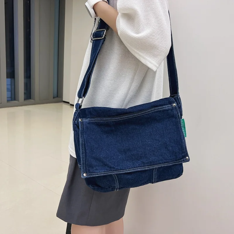 Fashion Denim Canvas Bag For Women 2022 Girls Large Messenger Bags Women Crossbody Bags Purse Women Shoulder Bag Handbags
Fashion Denim Canvas Bag For Women 2022 Girls Large Messenger Bags Women Crossbody Bags Purse Women Shoulder Bag Handbags
