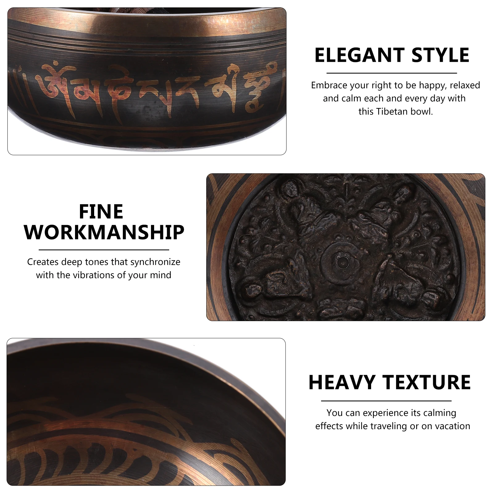 1 Set Tibetan Singing Meditation Healing Sound Bowl For Relaxation Yoga Room Decor Copper Bowl With Wooden Stick
1 Set Tibetan Singing Meditation Healing Sound Bowl For Relaxation Yoga Room Decor Copper Bowl With Wooden Stick